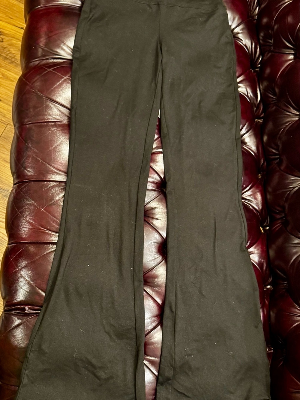 Zenana Outfitters Black Flare Leggings